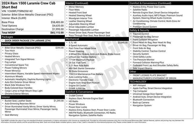 2024 RAM 1500 Laramie