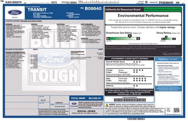 2023 Ford Transit-350 XLT 15 passenger