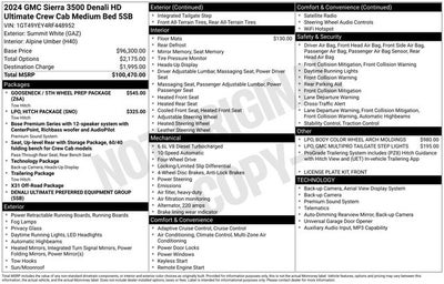 2024 GMC Sierra 3500HD Denali Ultimate
