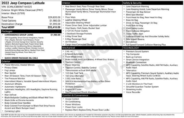 2022 Jeep Compass Latitude