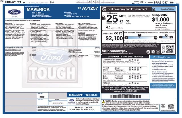 2025 Ford Maverick XL