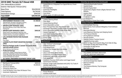 2018 GMC Terrain SLT