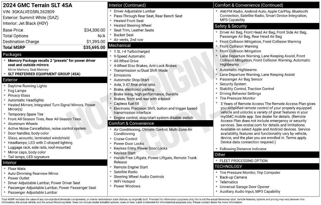 2024 GMC Terrain SLT