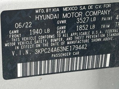 2022 Hyundai Accent SE