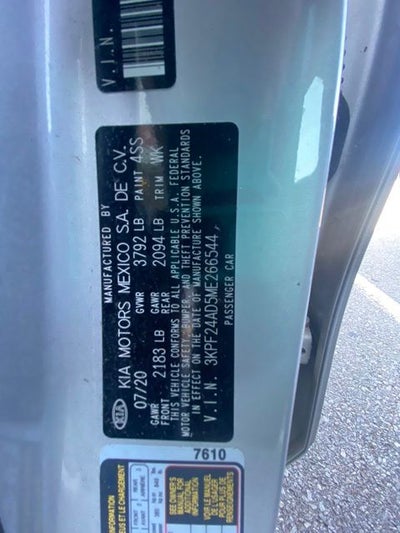 2021 Kia Forte LXS
