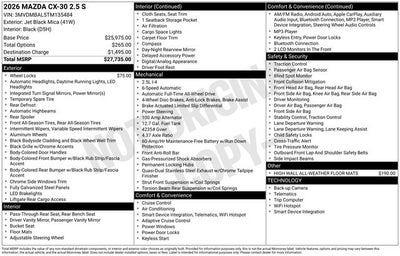 2026 Mazda Mazda CX-30 2.5 S AWD
