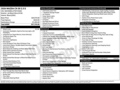2026 Mazda Mazda CX-30 2.5 S AWD