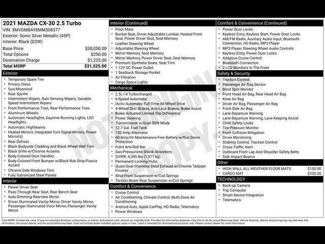 2021 Mazda Mazda CX-30 Turbo