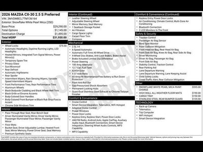 2026 Mazda Mazda CX-30 2.5 S Preferred AWD