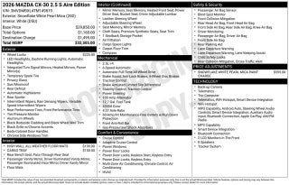 2026 Mazda Mazda CX-30 2.5 S Aire Edition