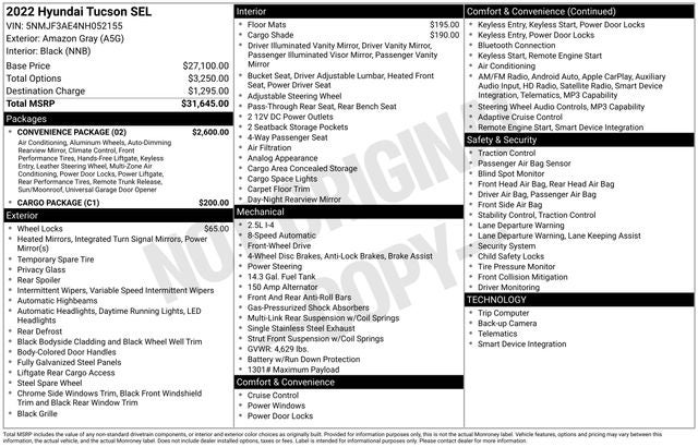 2022 Hyundai Tucson SEL