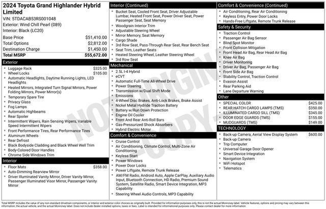 2024 Toyota Grand Highlander Hybrid Limited