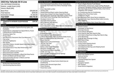 2023 Kia Telluride SX X-Line