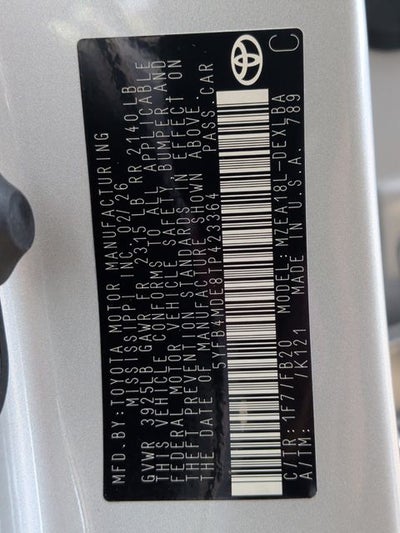 2026 Toyota Corolla LE