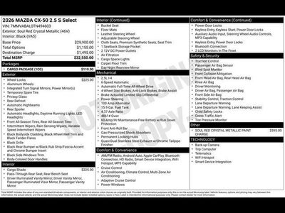 2026 Mazda Mazda CX-50 2.5 S Select AWD