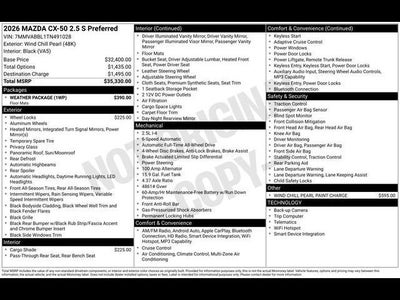 2026 Mazda Mazda CX-50 2.5 S Preferred AWD