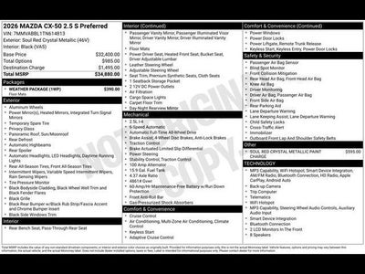 2026 Mazda Mazda CX-50 2.5 S Preferred AWD