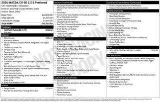 2026 Mazda Mazda CX-50 2.5 S Preferred