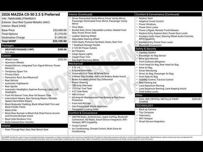 2026 Mazda Mazda CX-50 2.5 S Preferred AWD