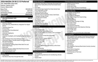 2026 Mazda Mazda CX-50 2.5 S Preferred AWD