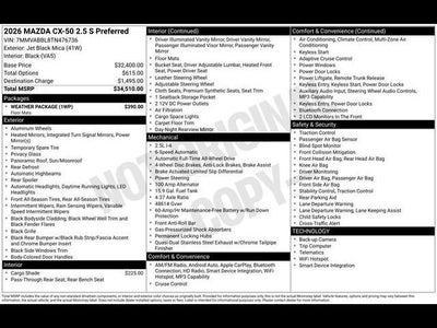 2026 Mazda Mazda CX-50 2.5 S Preferred AWD