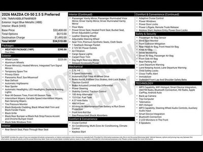 2026 Mazda Mazda CX-50 2.5 S Preferred AWD