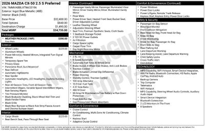 2026 Mazda Mazda CX-50 2.5 S Preferred AWD