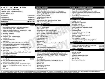 2026 Mazda Mazda CX-50 2.5 Turbo AWD