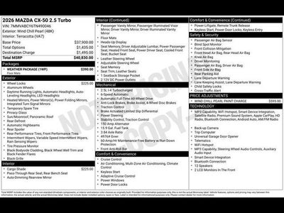 2026 Mazda Mazda CX-50 2.5 Turbo AWD