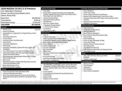 2026 Mazda Mazda CX-50 2.5 S Premium AWD