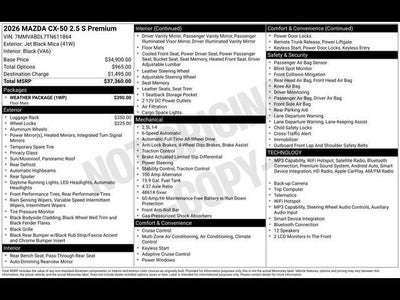 2026 Mazda Mazda CX-50 2.5 S Premium AWD