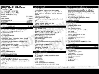 2023 Mazda Mazda CX-50 2.5 Turbo Premium Plus Package