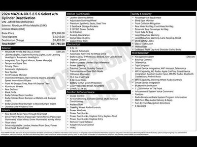 2024 Mazda Mazda CX-5 2.5 S Select Package