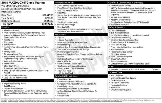 2019 Mazda Mazda CX-5 Grand Touring