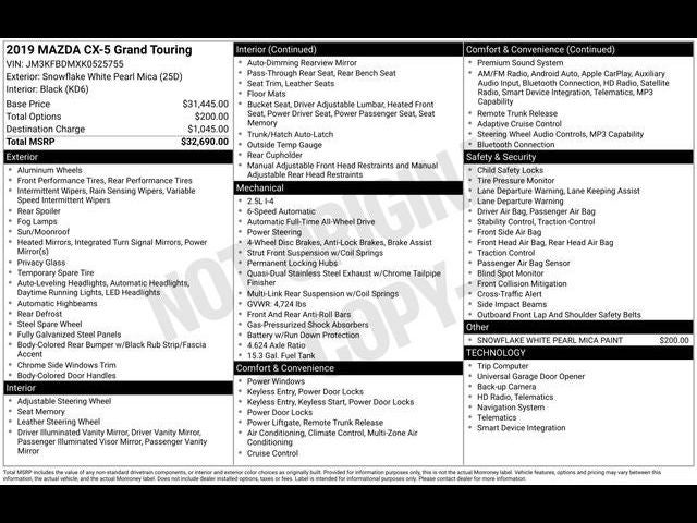 2019 Mazda Mazda CX-5 Grand Touring