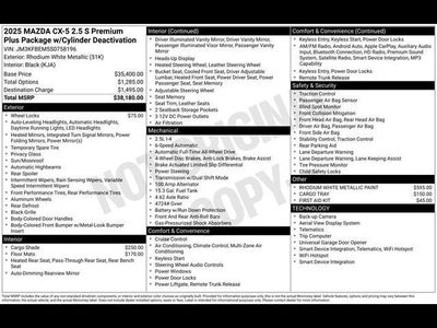 2025 Mazda Mazda CX-5 2.5 S Premium Plus AWD