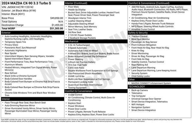 2024 Mazda Mazda CX-90 3.3 Turbo S