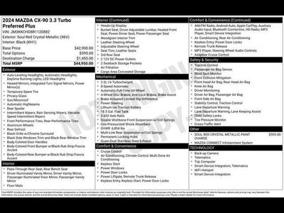 2024 Mazda Mazda CX-90 3.3 Turbo Preferred Plus