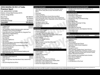 2026 Mazda Mazda CX-90 3.3 Turbo Premium Sport AWD