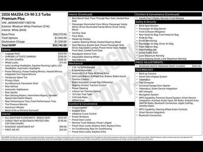 2026 Mazda Mazda CX-90 3.3 Turbo Premium Plus AWD