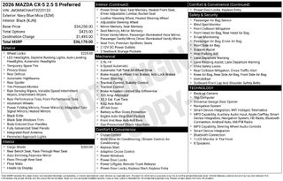 2026 Mazda Mazda CX-5 2.5 S Preferred