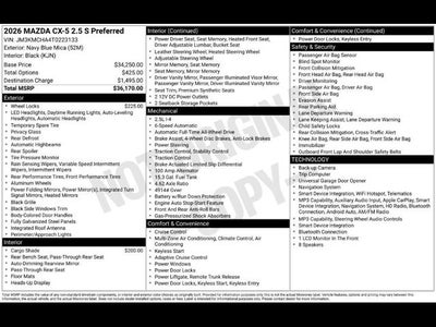 2026 Mazda Mazda CX-5 2.5 S Preferred AWD