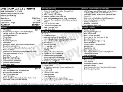 2026 Mazda Mazda CX-5 2.5 S Preferred AWD