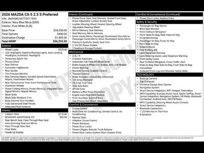 2026 Mazda Mazda CX-5 2.5 S Preferred AWD