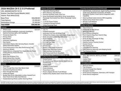 2026 Mazda Mazda CX-5 2.5 S Preferred AWD
