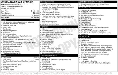 2026 Mazda Mazda CX-5 2.5 S Premium AWD