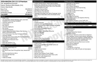 2026 Mazda Mazda CX-5 2.5 S Premium