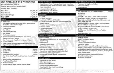 2026 Mazda Mazda CX-5 2.5 S Premium Plus AWD