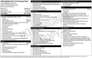 2026 Mazda Mazda CX-5 2.5 S Premium Plus