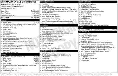2026 Mazda Mazda CX-5 2.5 S Premium Plus AWD